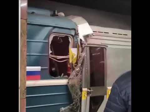 В Москве в аварии разбили метропоезд с дизайном от АВТОВАЗа