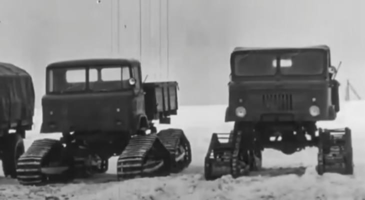 Советские автомобили для снежной зимы – колеса не нужны